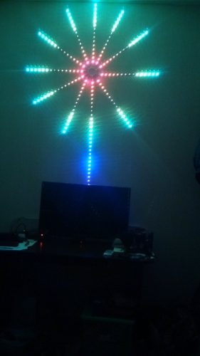 Fireworks Strip Light RGB Dream Color with APP Control Music Sync DC5V photo review